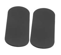 minkissy 2pcs Silicone Drum Head Protector Pads Non-slip Cushion for Bass Drum Anti-breakage