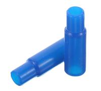 minkissy 2pcs Silicone Fitting Caps for Motorcycle Brake Line, Blue Silicone Hose End Cover with High Temperature Resistance, Protects Brake Oil Pipe for Motorcycles and Electric Bikes
