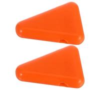 minkissy 2pcs Silicone Triangle Tuning Fork Stabilizer Stand for Meditation Sound Therapy - Non-Slip Protective Base Holder for Fork Stability and Vibration Control in Wellness Clinics