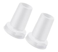 minkissy 2pcs Silicone Water Bottle Bite Valve Replacement with Convenient Simple Installation, White Water Bottle Attachment for Outdoor Sports and Hydration Packs