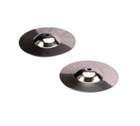 minkissy 2pcs Silver Crash Cymbals High Hardness Durable Percussion Instruments for Beginners Students with Tone and Strong Impact Resistance