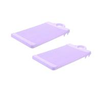 minkissy 2pcs Small Plastic Manual Washboard Non-slip Handheld Clothes Scrub Board for Laundry Room and Bathroom Use, Portable Hand Washing Tool for Underwear and Delicate Garments