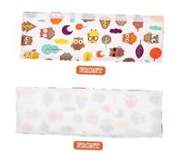 minkissy 2pcs Soft Cotton Stroller Handlebar Grip Covers Diameter Ergonomic Anti-Slip Handle Wraps for Stroller and Shopping Cart with Vivid Design and Quick-Dry