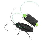 minkissy 2pcs Solar Powered Insect Simulation Educational Science Model for Students Boys Solar Energy Teaching Tool with and Cockroach Designs No Battery Required Outdoor Fun Learning