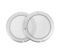 minkissy 2pcs Speaker Grille Protector Round Metal Mesh Cover for Home and Car Audio Systems Dirt Guard for Speaker Safety and Sound Clarity