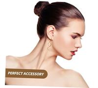 minkissy 2pcs Stainless Steel Spiral Threader Earrings Long Twisted Drop Dangle Pull Through Jewelry for Women Stylish Vintage Retro Design