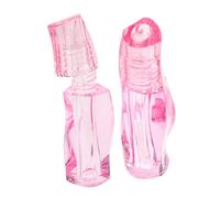 minkissy 2pcs Stylish Twist Shape Lip Gloss Tubes Semi Transparent Liquid Lipstick Container for Lip Gloss Making Kit Portable and Durable for Everyday Use