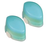 minkissy 2pcs Sunscreen Applicator Brush Set, Portable Handheld Lotion and Sunscreen Cream Applicator for, Blue Color, Suitable for Outdoor Sun Protection and Travel Use