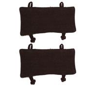 minkissy 2pcs Tea Pot Handle Protectors with Cloth Material, Anti-scald Hot Handle Covers to Protect Your Hand from Scalding, Simple Elegant Pattern Design for Home Kitchen Use