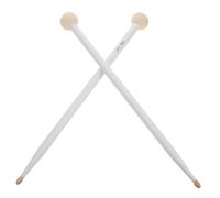 minkissy 2pcs Timpani Mallets Felt Heads and Wood Handles for Orchestral Performances as Drum Mallet Hammers for Concert Bass Drums