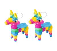 minkissy 2pcs Traditional Mexican Filled Pinata for Birthday Cinco De Mayo Christmas Celebrations Fun Decorative Hanging Pendant for Parties