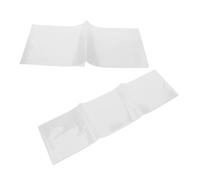 minkissy 2pcs Transparent Mahjong Rules Card Protectors Folding Mahjong Card Holder for Family Games Easy to Read Break Resistant