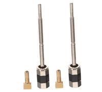 minkissy 2pcs Violin Bow Screw Replacement Metal Bow Frog Part Repair Practice Musical Equipment