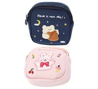 minkissy 2pcs Washable Sanitary Napkin Storage Bag Cute Portable Period Pouch for Girls for School and Office Practical Tampon and Napkin Organizer Stylish and Design and Dark