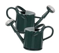 minkissy 2Pcs Watering Can for Dollhouse Realistic Educational Plaything Pretend Play Accessories for Birthdays Holidays Compact Lightweight Design for Tiny