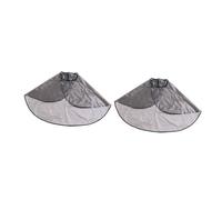 minkissy 2pcs Waterproof Hair Dye Capes for Salon PVC Hair Coloring and Cutting Capes Short Makeup Gown for Barbers and Hairdressers Haircut Accessories