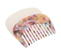 minkissy 2pcs Wide Tooth Comb Mini Acetate Hair Combs for Women Anti-static Resistant to Wear Elegant French Aesthetic Minimalist Elegance for Professional Styling