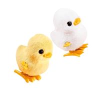 minkissy 2Pcs Wind Up Animal for Jumping Duck Clockwork with Stable Material and Comfortable Touch Enhances Hand Eye Coordination and Physical Activity Preschool Gift and Home Decoration