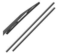 minkissy 2Pcs Wiper Rubber Replacement 16’ Wiper Rubber Windscreen Wiper Rubbers Rear Silicone Windshield Wiper Rubber Refills /26 (Black)