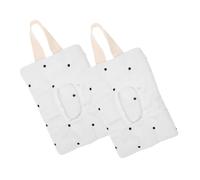minkissy 2pcs Wipes Holder Refillable Tissue Bag Portable Stroller Wet Wipe Pouch Large Capacity Safe Hanging Organizer for Travel Cars Scooter
