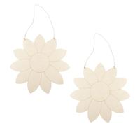 minkissy 2pcs Wooden Door Hanging Natural DIY Painting Decor Blank Sign Hanging Unfinished Plague Welcome Sign for Kitchen Wall