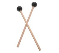minkissy 2Pcs Wooden Drum Sticks with Ball Head Ergonomic Percussion Mallets for Xylophone and Glockenspiel for Adults Learning Drumming