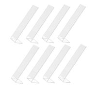 minkissy 2sets Acrylic Hairpin Organizer Stand Stylish Hair Clip Holder for Hair Accessories Durable and Practical Display Scrunchies and Clips Elegant Transparent Design 8pcs*2