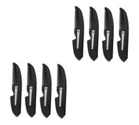 minkissy 2sets for Bearded Men Beard Grooming Kit Beard Comb Mustache Combs Folding Plastic Pocket Hair Accessory for Men 4pcs*2