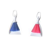 minkissy 2sets Mini Broom and Dustpan Set for Desktop Cleaning Practical Cleaning Tools and Household Supplies Utensils for Everyday Use Random Color
