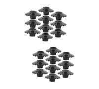 minkissy 2sets Walking Stick Ferrules Walking Stick Tips Trekking Pole Pads Plastic Cane Tip Mud Pad 10pcs*2