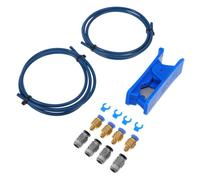 minkissy 2X 1m PTFE Tube for 3D Printer Bowden with Pc4-m10 Pneumatic Fittings and Cutter Kit Compatible with Ender 3 V2/Ender 3 Pro/Ender 5/Series 10 Replacement Parts for Filament Feeding