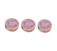 minkissy 3 Pcs Round Case Glitter Design Compact Organizer for for Carrying Random Color