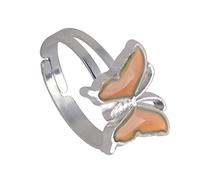 minkissy 3 pcs Thermochromic Adjustable Couple Ring for Women Color Changing Fashion Jewelry Chic Comfortable Durable Wear Birthday Anniversary Party