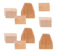 minkissy 3 Sets Violin Wooden Plugs and Bow Cork Frogs Replacement Parts, Comfortable Violin Bow Accessories for Repair and Practice, Orchestral String Instrument Wedges