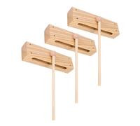 minkissy 3 Sets Wooden Percussion Musical Instrument for Inspire Creativity Music Skills Durable Soundboard Sticks for Schools Homes