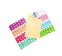 minkissy 3 Sheets Colorful Beginner Piano Keyboard Stickers Note Labels for Easy Learning Digital Pianos Enhancing Practice Experience with Bright Colors and Compatibility