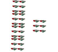 minkissy 30 pcs Palestine Flag Brooch Pins Alloy Metal Lapel Pin Badge National Flag Accessories for Men Women