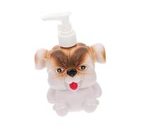 minkissy 300ml Portable Cartoon Dog Lotion Bottle Multi-function Pressing Container for Travel Refillable Storage Bottle for Boys and Girls and Adults