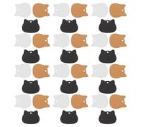 minkissy 300pcs Cat Shaped Kraft Paper Tags Writable Price Labels Creative Brown Hanging Tags for Branding Bulk Packaging Needs