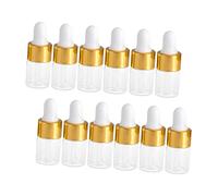 minkissy 30pcs Glass Dropper Bottles Essential Oil Bottles Leak for Travel Storage