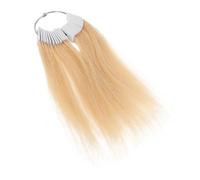 minkissy 30pcs Human Hair Sample Hair Coloring Chart Kit for Salon Barbershop Practice