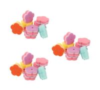 minkissy 30pcs Nanometer Microfiber Cleaning Dishcloth Sponge Scouring Pad Sponge Brush for Kitchen Dish Washing Sink Cleaning Counter Scrubbing Five Finger Flower Bulk
