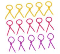 minkissy 30pcs Silicone Hair Curlers Bendable Styling Rods for Braids Perm Curls Home Salon Use Small Hair Rollers for Women