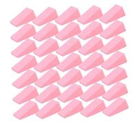 minkissy 30pcs Small Makeup Sponge Triangle Powder Puff for Dry Wet Use Foundation Applicator