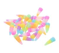 minkissy 30pcs Unicorn Craft Supplies for DIY Hair Accessories Glitter Horns and Headbands for Parties Everyday Styling and Creative Play