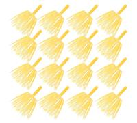 minkissy 30pcs Yellow Artificial Flower Stamens for DIY Scrapbooking, Handmade Floral Embellishments, Pearlized Plastic Stamens for Wedding, Christmas Card and Hair Clip Crafts