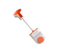 minkissy 360° Rotatable Wall Hair Dryer Rack Plastic Hair Dryer Holder Space-saving Design Easy Install Safe for Your Home Decor