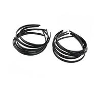 minkissy 36pcs Plain Plastic Hair Bands No Teeth Headbands for Women Girls Simple Diy Headwear Accessory Fashion Headbands for Everyday Wear