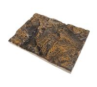 minkissy 3d Aquarium Background Rock Decorative Panel for Reptile Terrarium and Turtle Tank, 45×28cm Stereo Fish Tank Backdrop with Natural Stone Texture, Habitat Decor for Vivarium