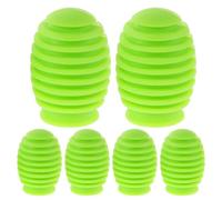 minkissy 3pairs Drumstick Cover Mute Dampeners for Practice Silencing Percussion Accessories Drumstick Tips Silicone Material for Drumming Lessons